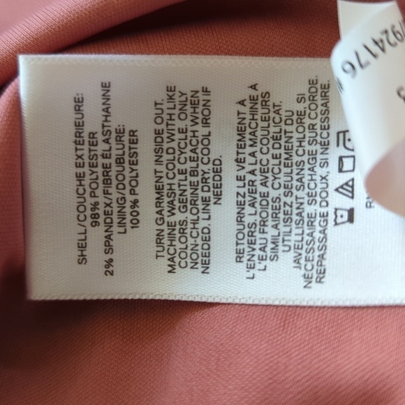 Express Pink Ruffle Wrap Dress - Picture 9 of 9